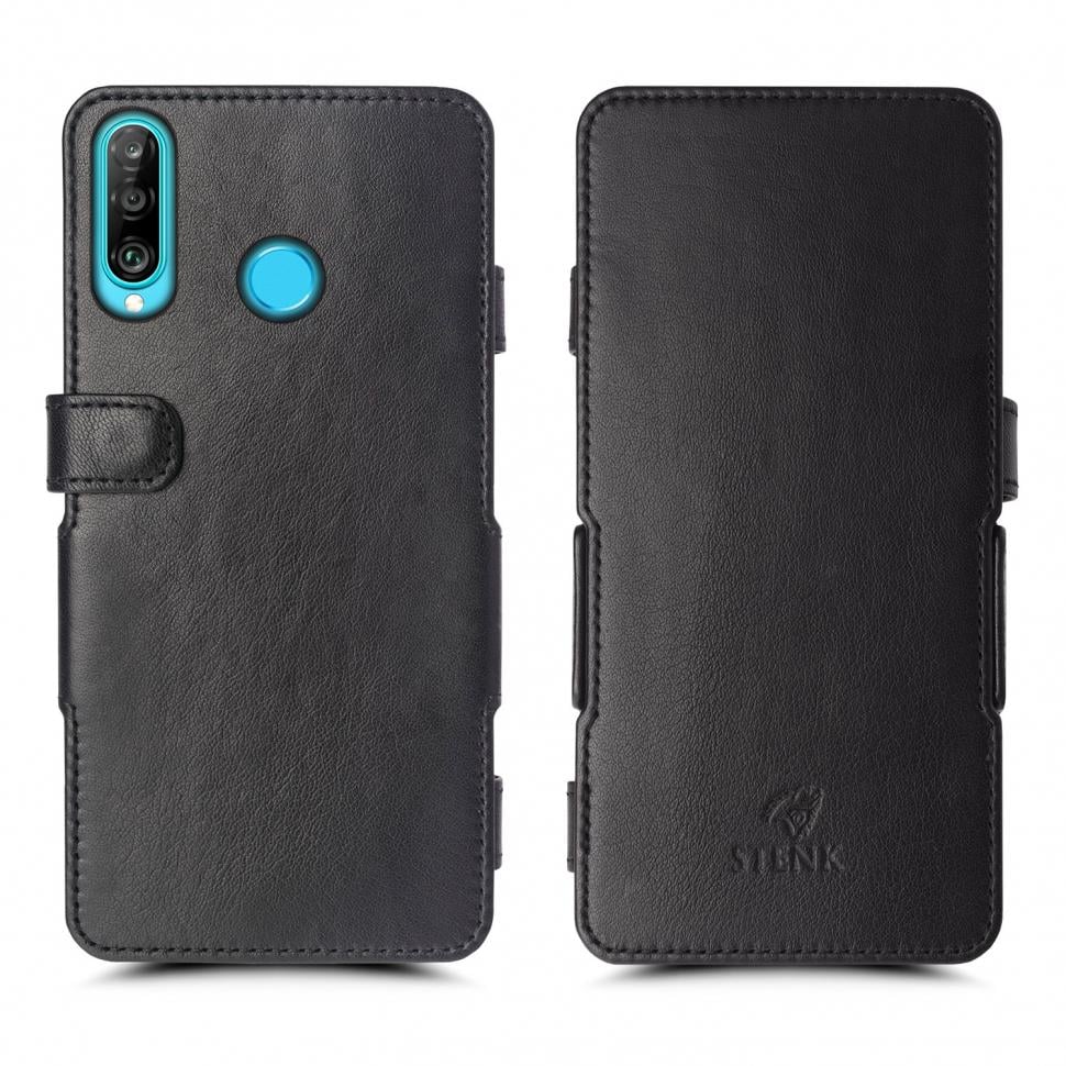 Чехол книжка Stenk Prime для Huawei P30 Lite Черный (63481)