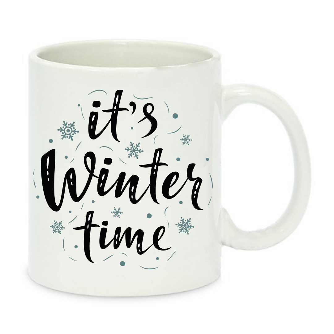 Чашка с принтом Happy New Year 330 мл Белый (001255)