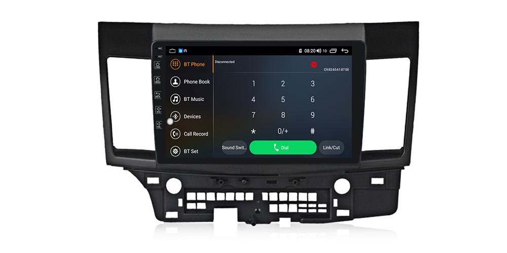 Автомагнитола штатная Torssen F10332 для Mitsubishi Lancer X 2007-2014 г. 4G Carplay 3/32 GB 10" (21210482)