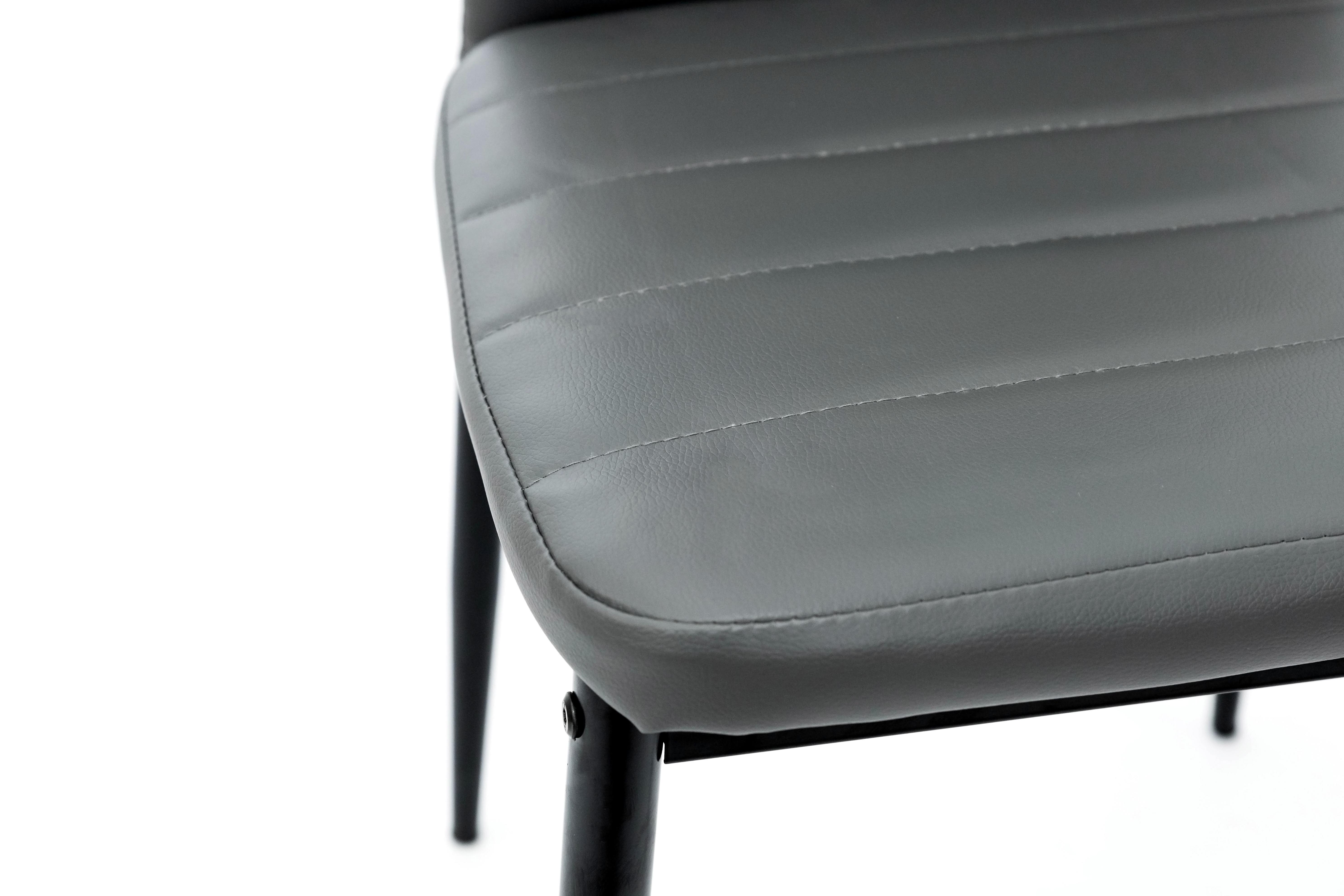 Стілець для кухні та вітальні ГРЕЙС Ріо 390х960х530 мм Чорний/Сірий (GAА0055297) - фото 8 Стілець для кухні та вітальні ГРЕЙС Ріо 390х960х530 мм Чорний/Сірий (GAА0055297) - фото 8