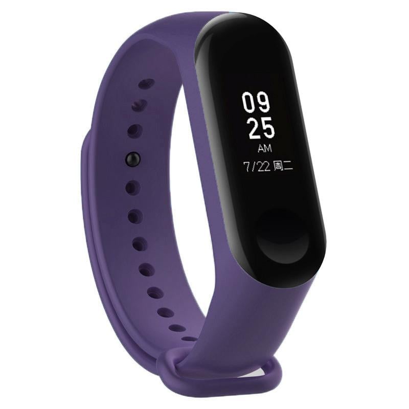 Силиконовый ремешок BeCover для Xiaomi Mi Band 3/4 Purple (704129)