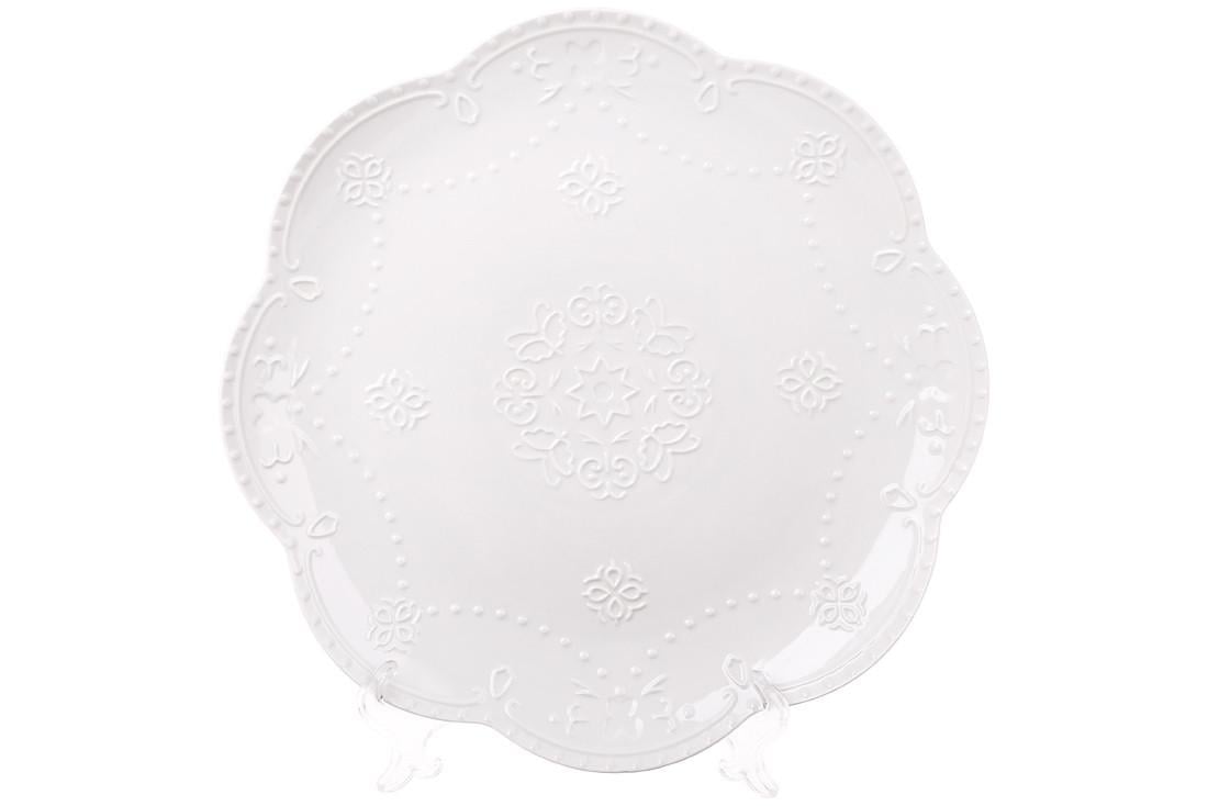 Блюдо BonaDi Кружево фарфоровое 30 см (988-379)