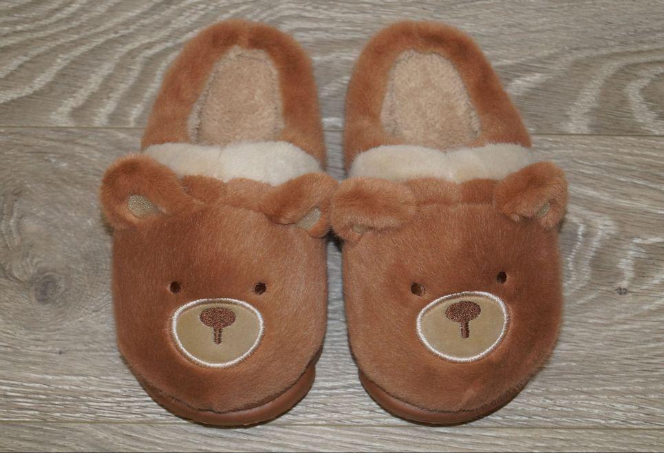 Тапочки комнатные детские меховые DoyoVava р. 30/31 19 см Коричневый (31388-3031) - фото 4