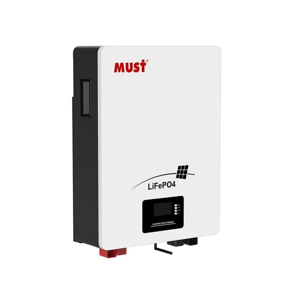 Аккумулятор Must LiFePO4 WiFi настенный 51,2V 100 Ah 5120 Wh (LP16-48100)