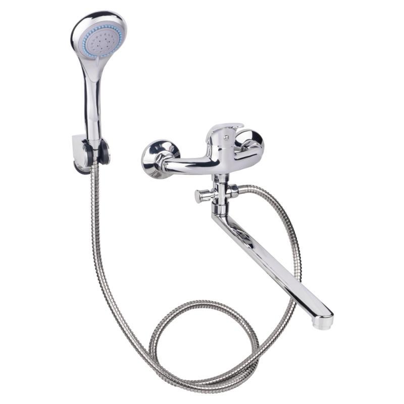 Змішувач для ванни Lidz CRM Premiera 41 005-3 LIDZCRM6100500 з ручним душем Хром (80905)