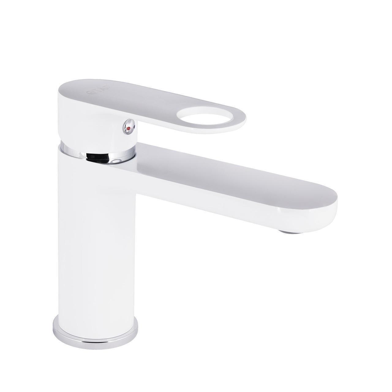 Смеситель для раковины Qtap Jay QTJAY270CRW45551 Chrome/White (2552213026)