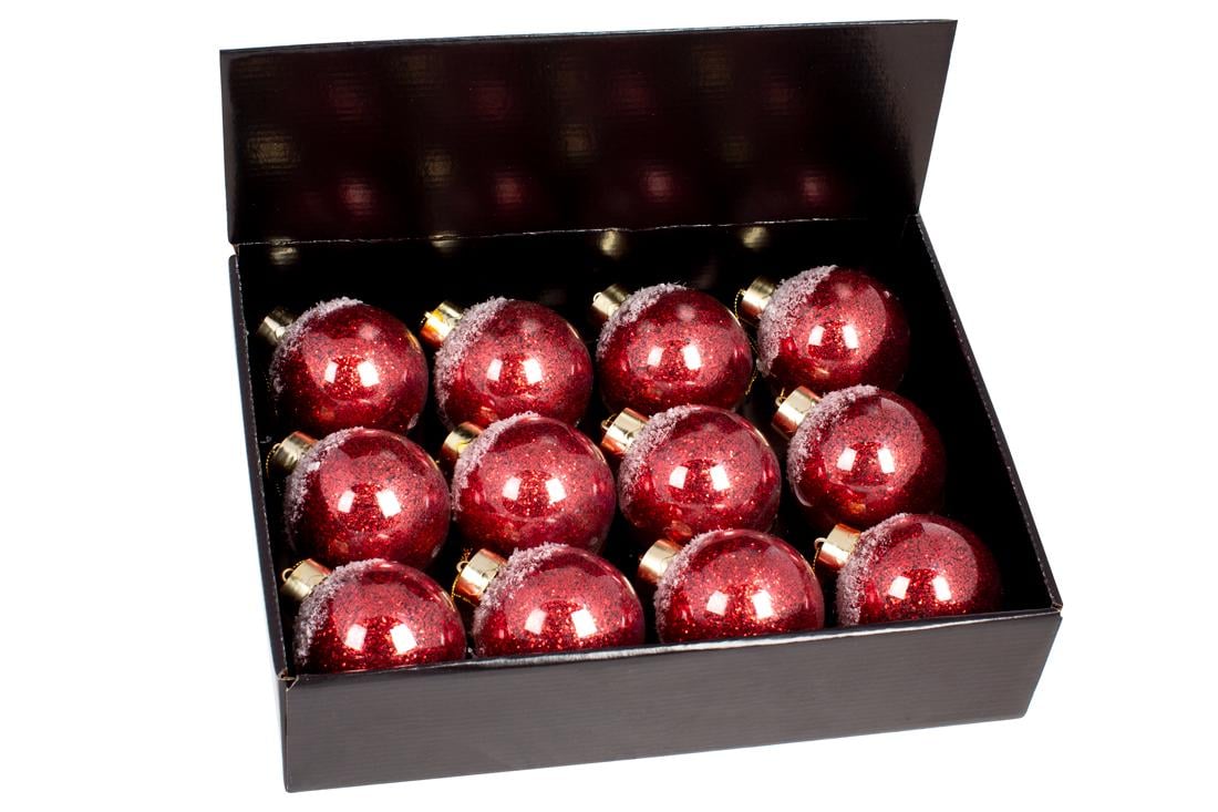 Набор елочных шариков BonaDi 8 см 12 шт. (787-432)