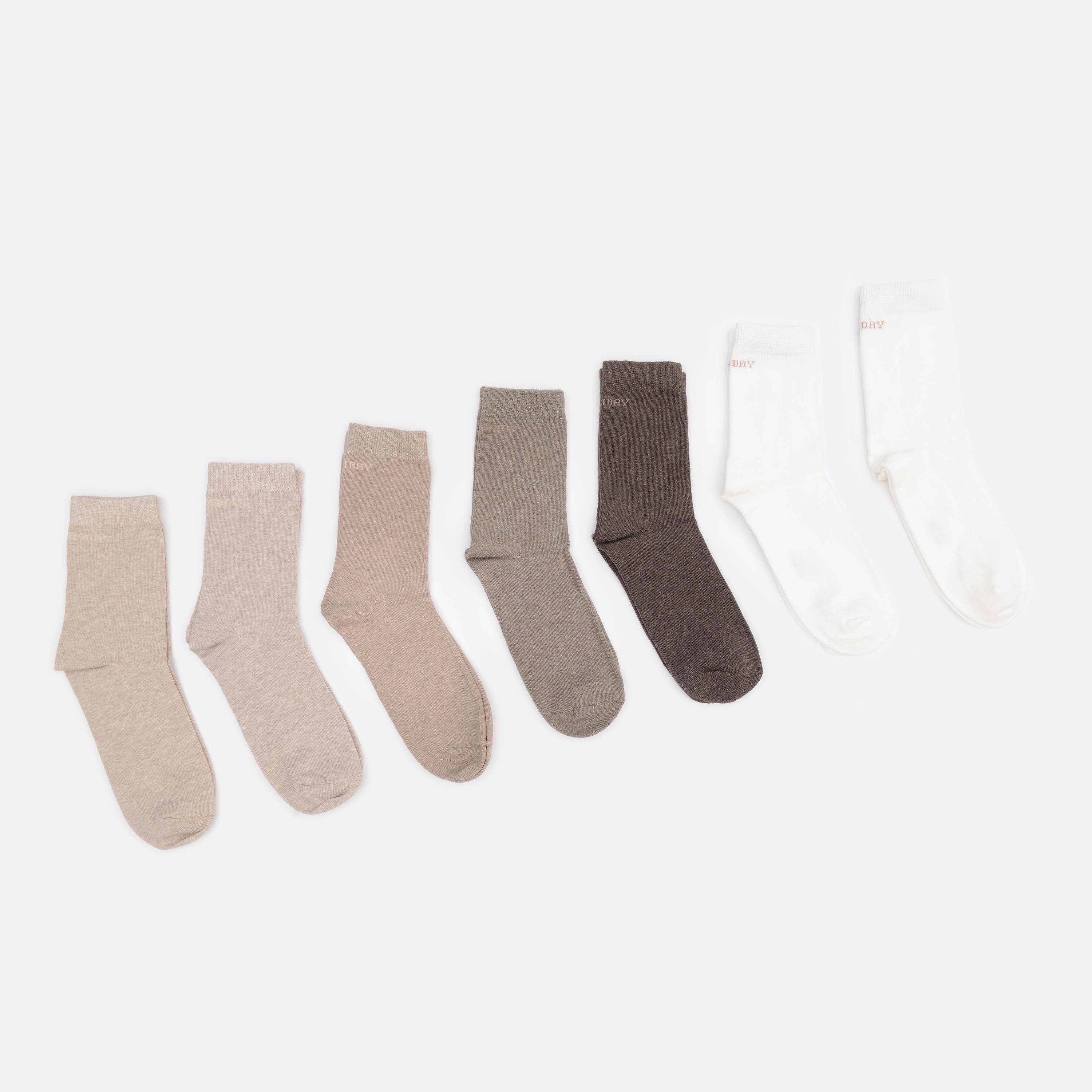 Шкарпетки C&A р. 39-42 7 пар Бежевий (16095511337)