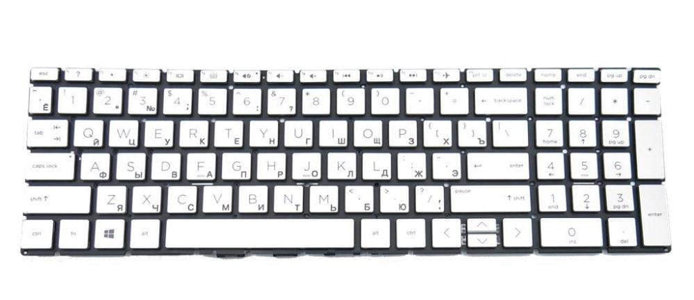 Клавіатура для ноутбука HP 15G-DR/15G-DX з підсвічуванням клавіш (L50001-251)