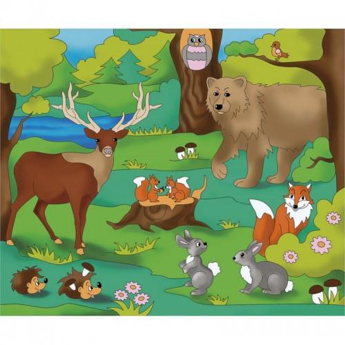 Картина по номерам Идейка Лесная гармония 25x30 см (7144-2)