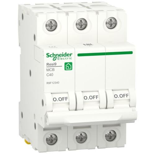 Автоматический выключатель 3-п. RESI9 40A C 6kA SCHNEIDER ELECTRIC C2