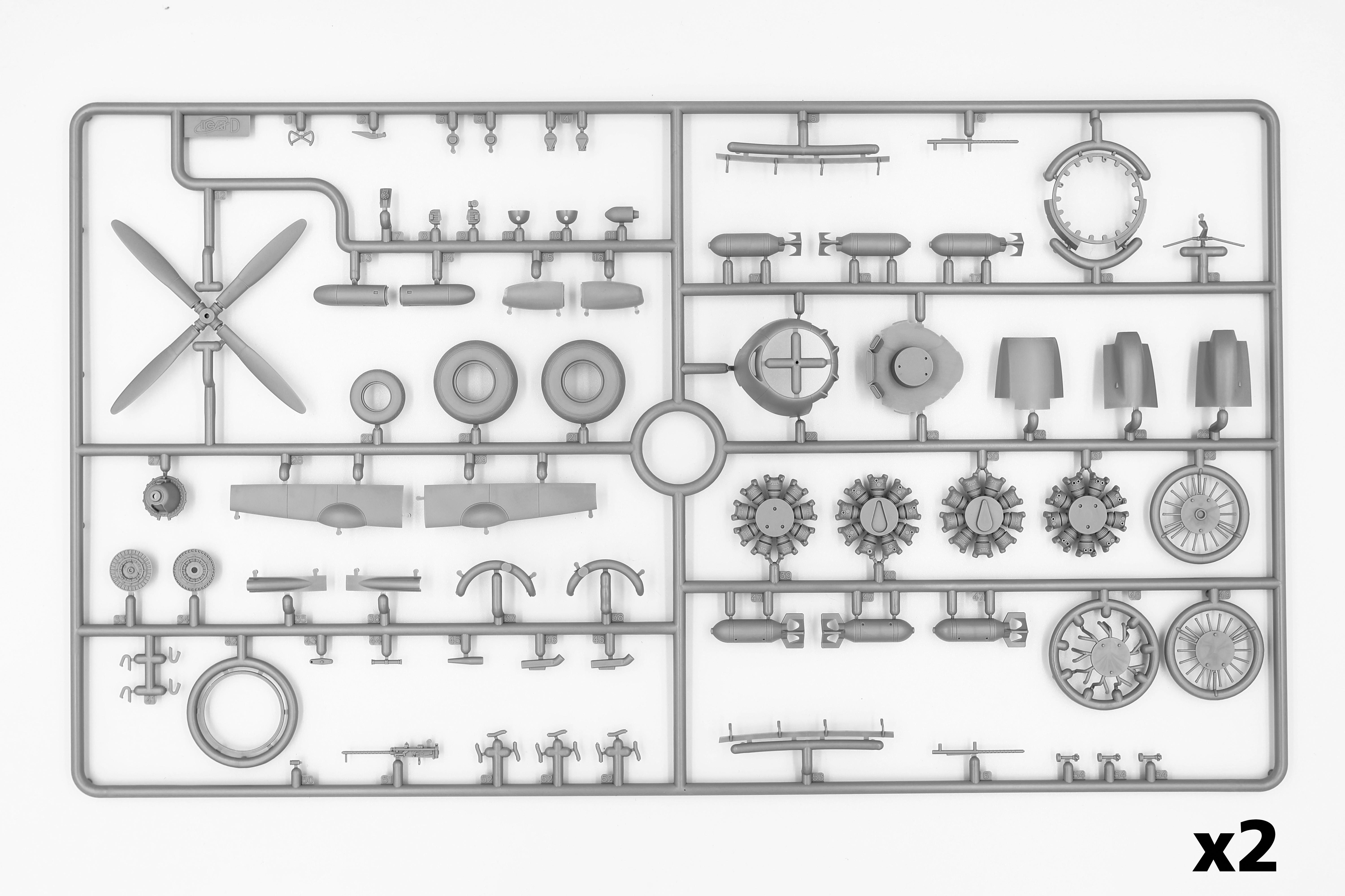 Сборная модель ICM B-26F Marauder Американский бомбардировщик 2 СВ (48325) - фото 16 Сборная модель ICM B-26F Marauder Американский бомбардировщик 2 СВ (48325) - фото 16