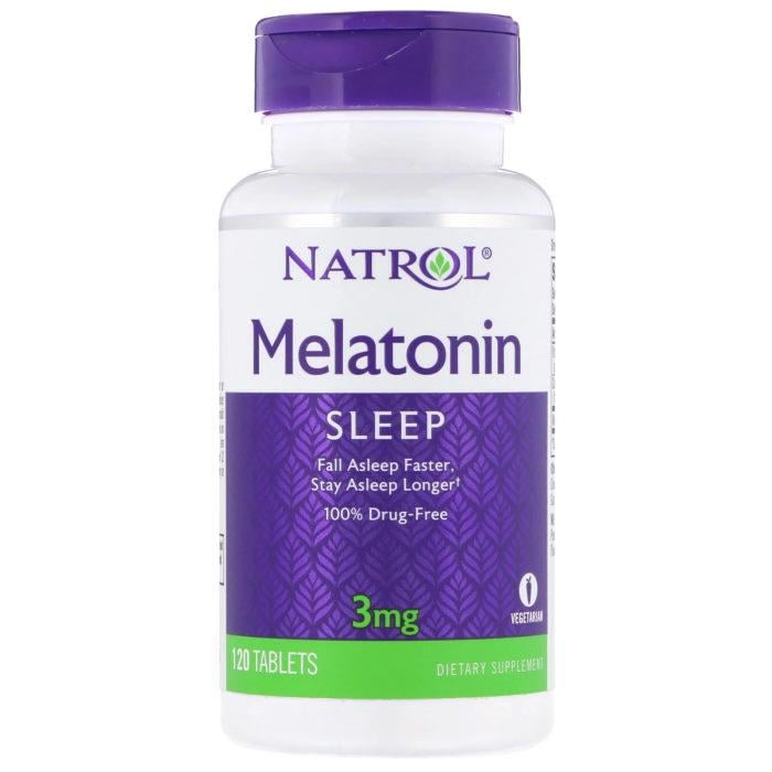 Натуральна добавка Natrol Melatonin 3 мг 120 таб. (3578)