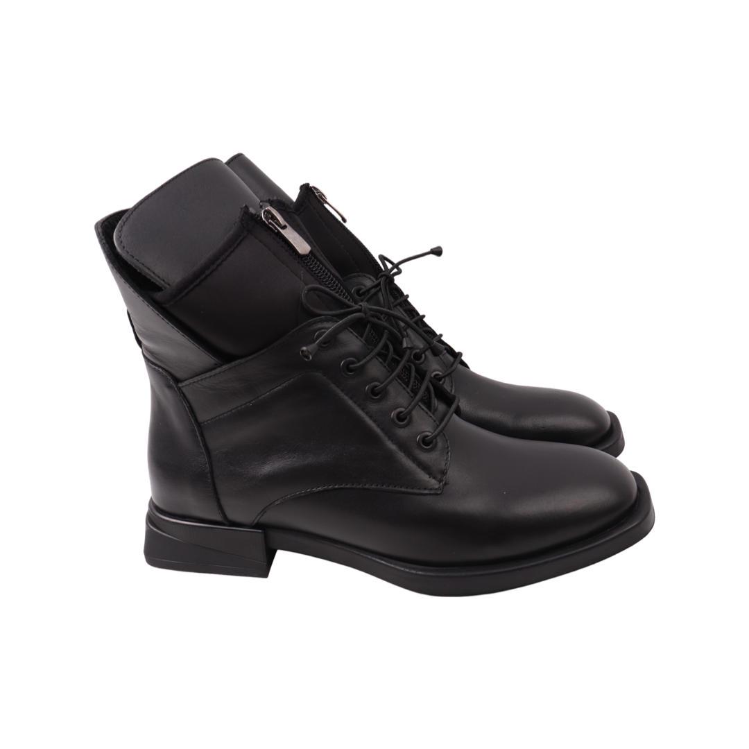 Ботинки женские Ripka из кожи р. 36 Черный (175-21DHC)