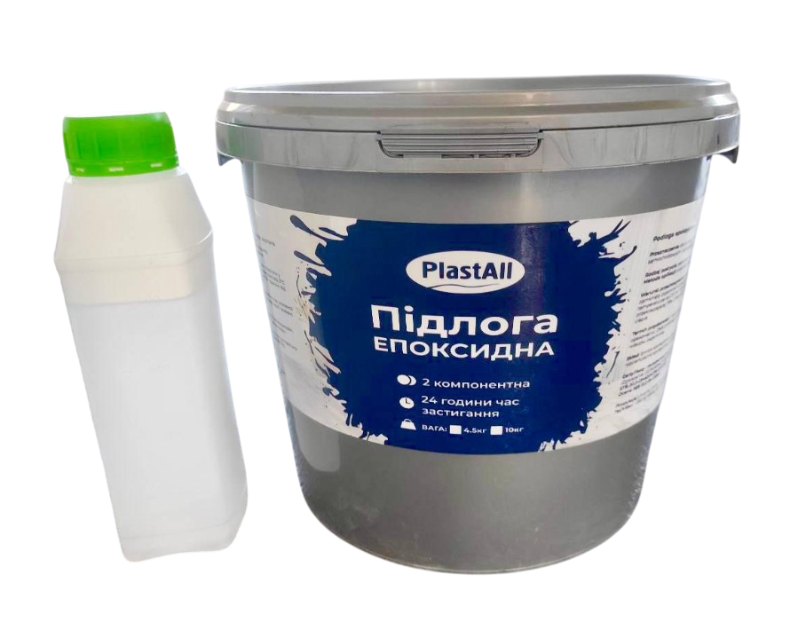 Епоксидна наливна підлога Plastall для будки вантажного автомобіля 10 кг Сірий (27507057) Епоксидна наливна підлога Plastall для будки вантажного автомобіля 10 кг Сірий (27507057)