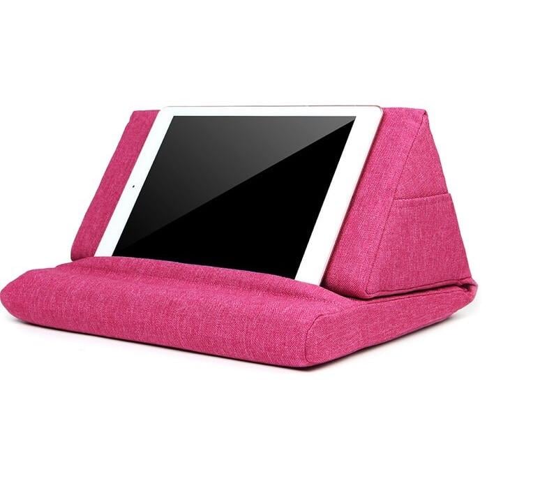 Охолоджуюча подушка-підставка SUNROZ Pillow Table для планшета Рожевий (SUN5412)
