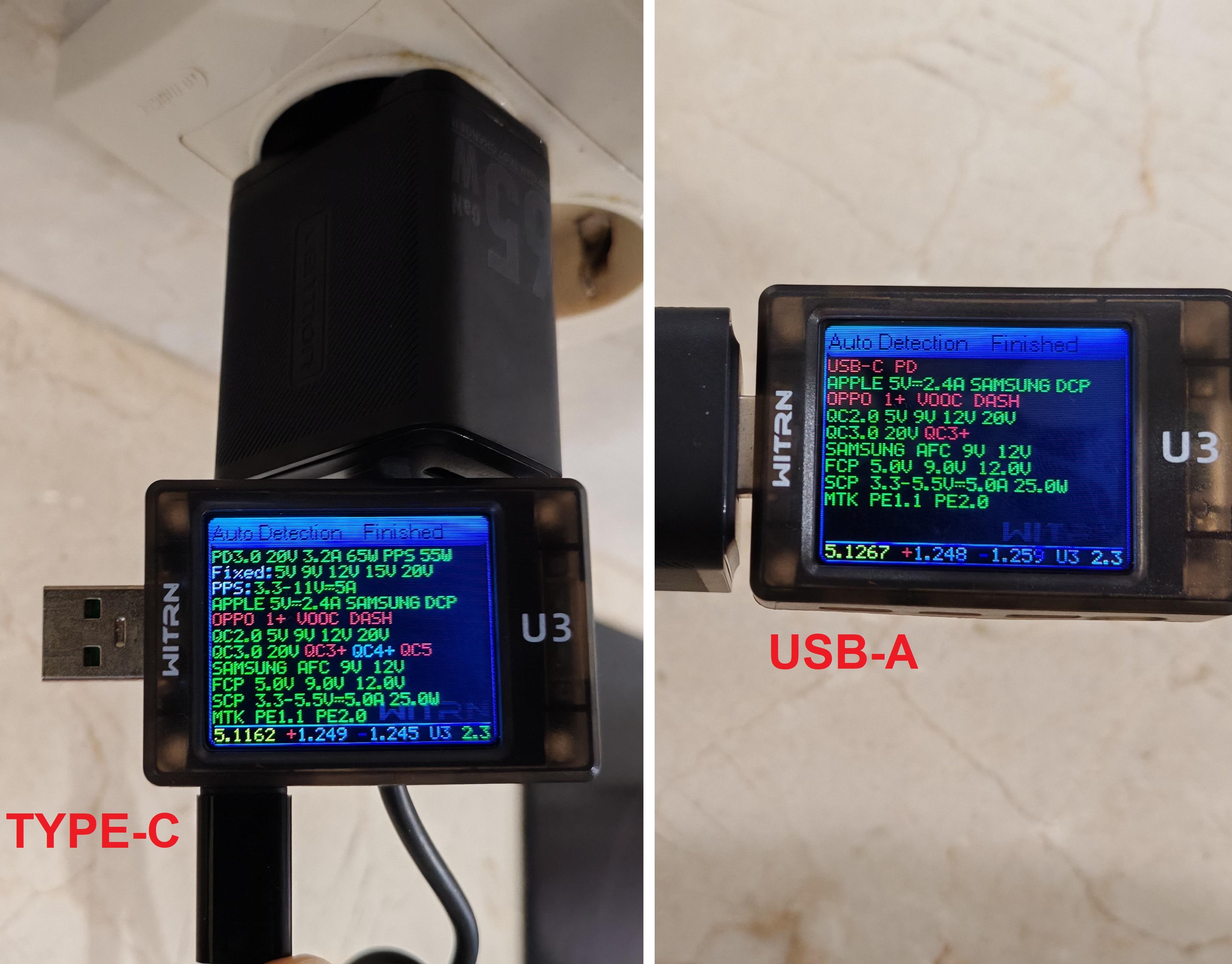 Зарядное устройство сетевое Vention GaN III PD 65W 2xType-C/1xUSB (30633832) - фото 11