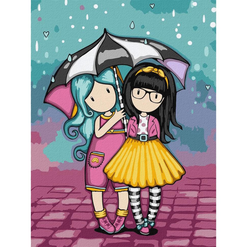 Картина за номерами Ideyka Look Be Kind Santoro Gorjuss Collection 30x40 см (KHO8586)