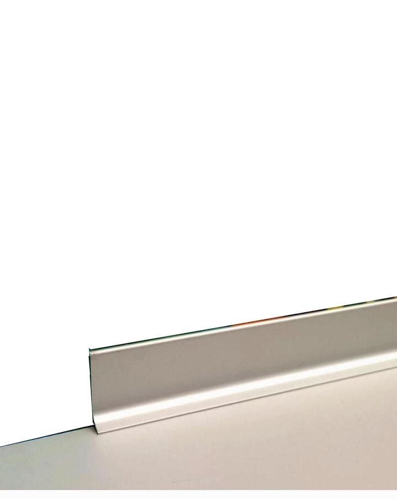 Плинтус алюминиевый Best Deal 3/40 плоский анодированный накладной 2,5 м Серебро (30325438)