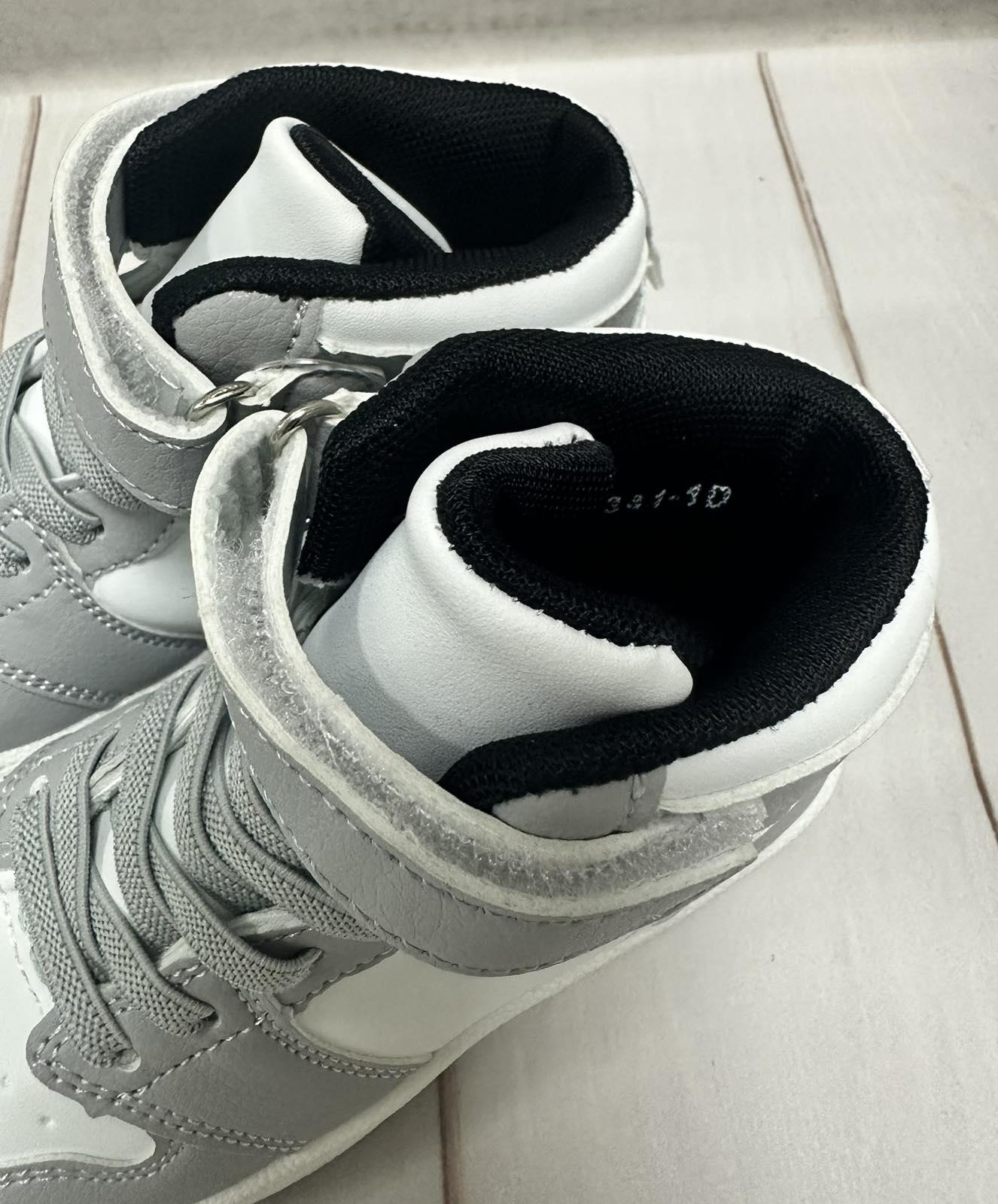 Кросівки-хайтопи дитячі Kimbo air р. 28 17,5 см Білий/Сірий - фото 4