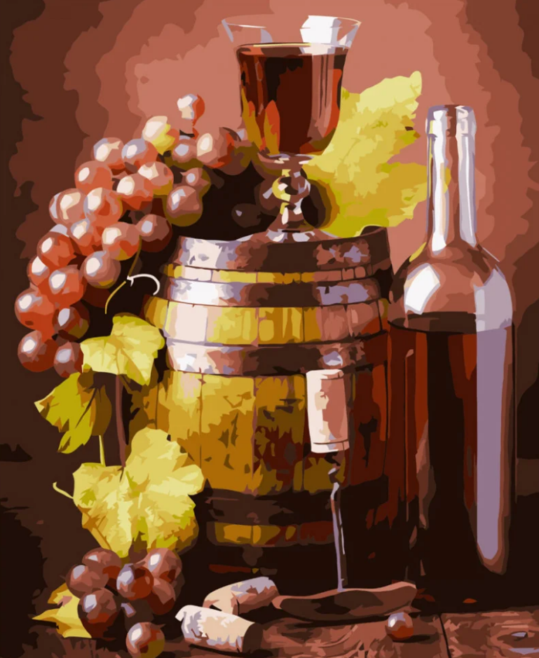 Картина по номерам Strateg Утонченный вкус 40x50 см (VA-3691)