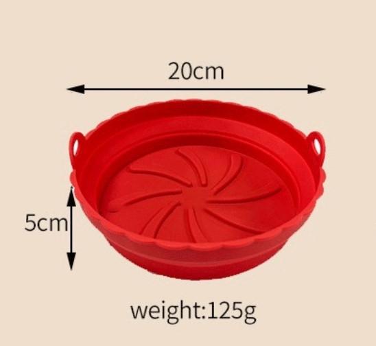 Форма для аерогриля кругла силіконова Сірий (2716278073) - фото 5 Форма для аерогриля кругла силіконова Сірий (2716278073) - фото 5