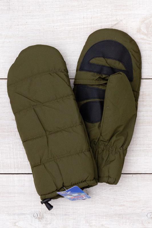 Рукавиці теплі для хлопчика однотонні Носи Своє One size Хакі (16106)