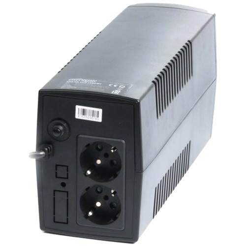 Стабілізатор напруги EnerGenie EG-UPS-B850 850ВА 510 Вт 2 Shuko 8 Ah Black (34063905) - фото 2