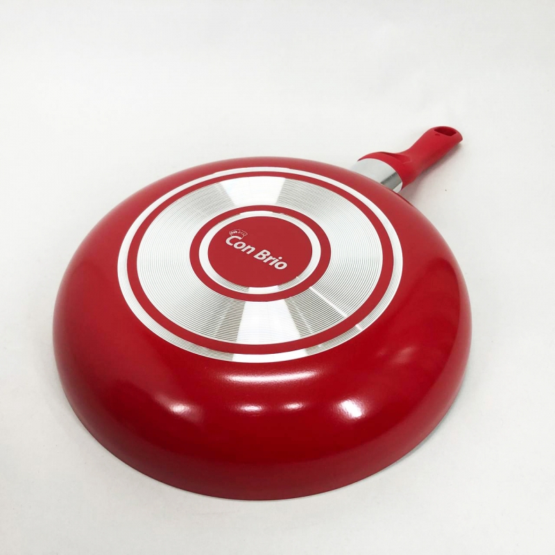 Сковорода Con Brio СВ-2414 антипригарна 24 см Red (tf5173) - фото 12