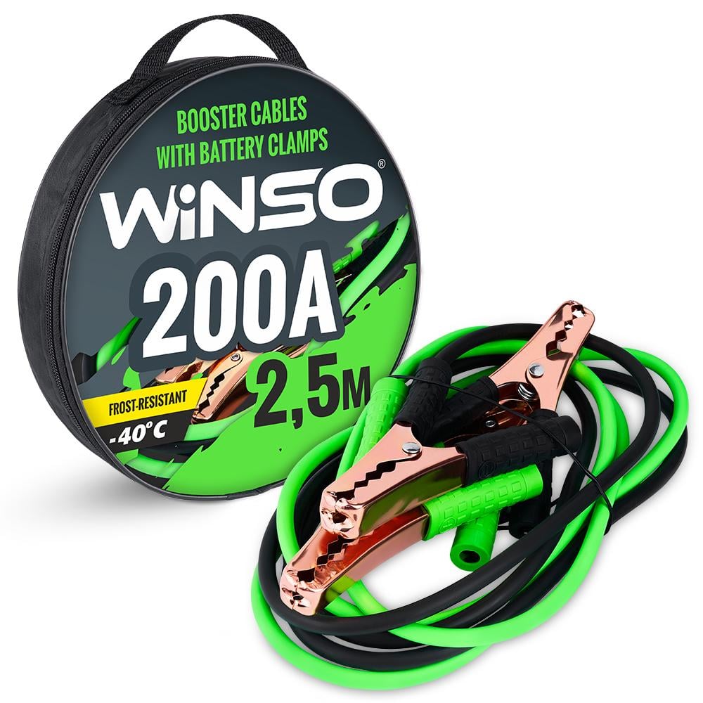Провода-прикурювачі Winso 200А, 2,5м 138210