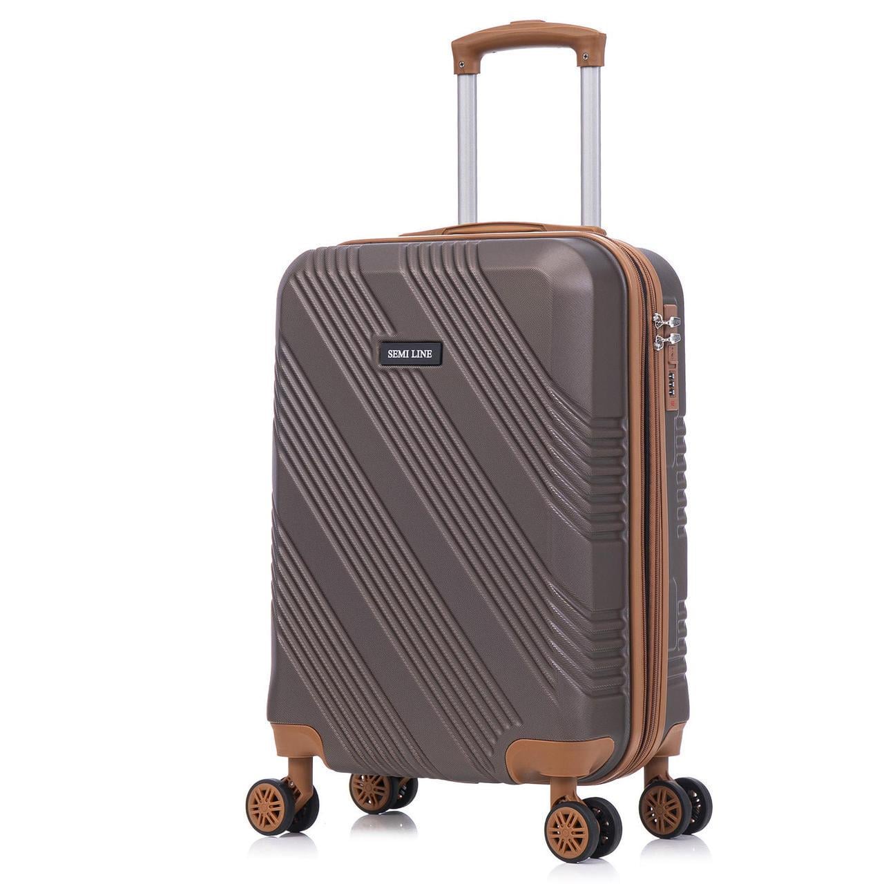 Чемодан SEMI LINE 20" S Brown (T5850-1)