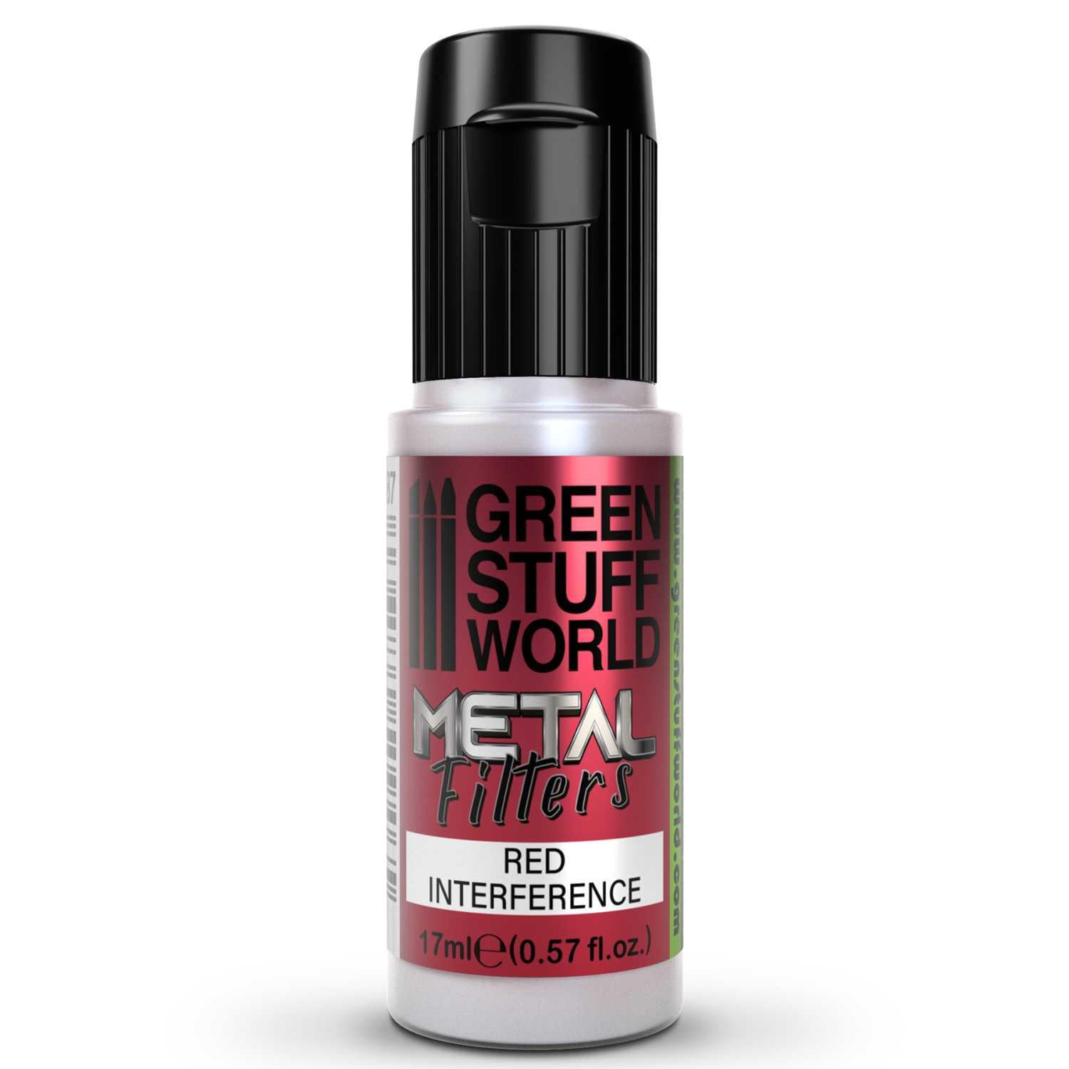 Краска с металлическим эффектом GSW Metal Filters RED interference 17 мл (2587)