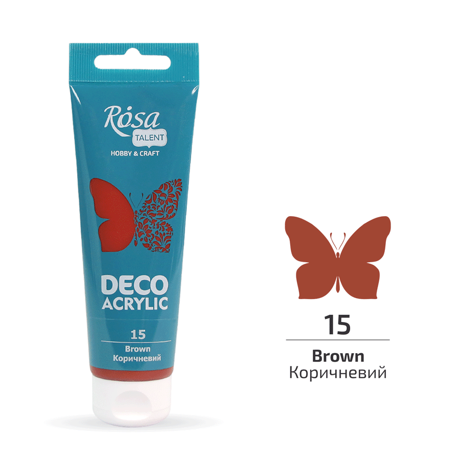 Акрилова фарба ROSA Talent 322215 4 шт. 75 мл Коричневий матовий/15 (4823098529637) - фото 1 Акрилова фарба ROSA Talent 322215 4 шт. 75 мл Коричневий матовий/15 (4823098529637) - фото 1