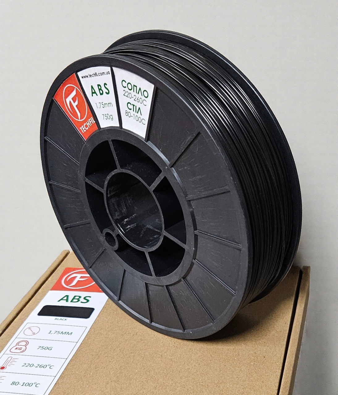 Нить для 3D печати ABS Techfil марка 757 1,75 мм Черный - фото 6 Нить для 3D печати ABS Techfil марка 757 1,75 мм Черный - фото 6
