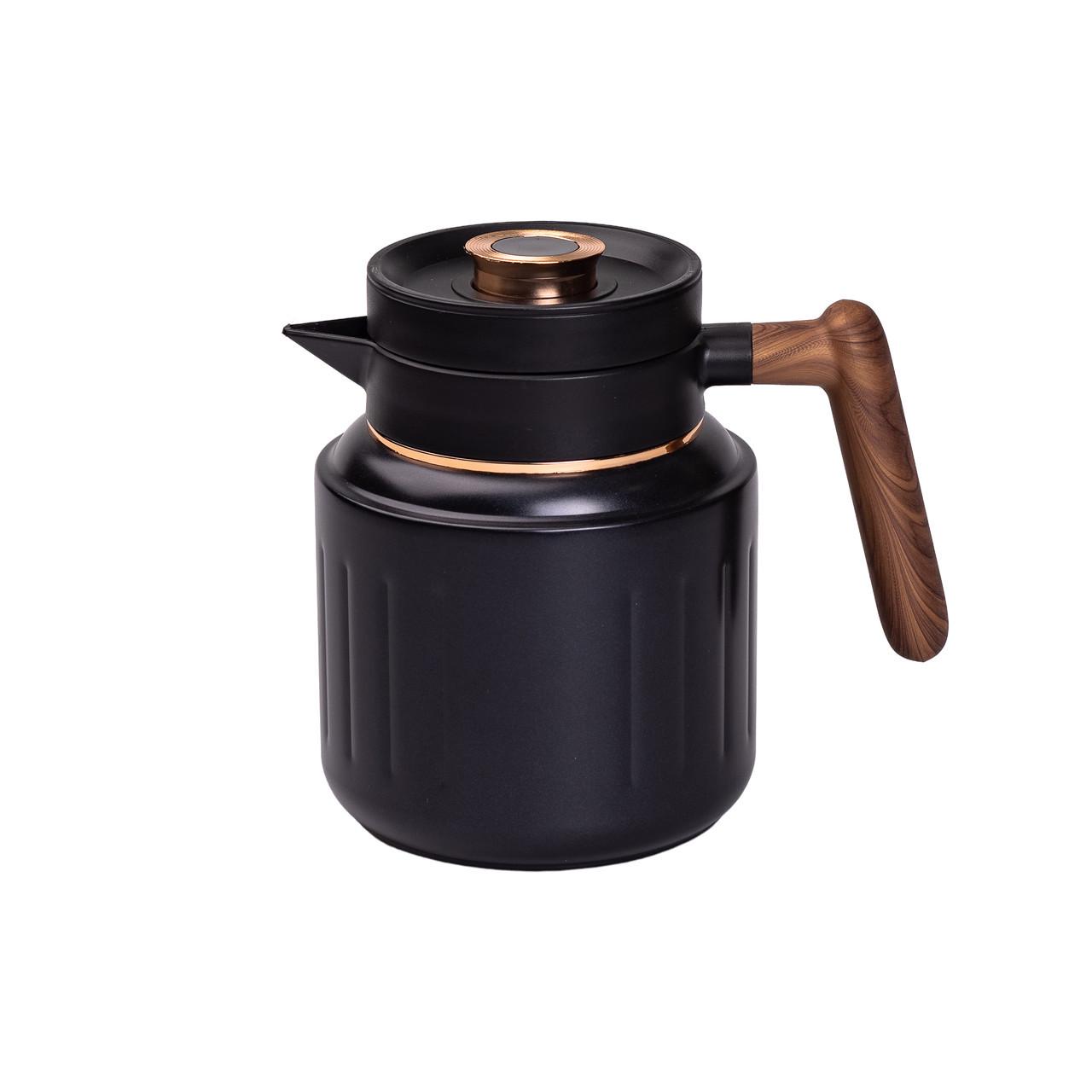 Чайник-термос з індикатором температури та заварником 1 л Чорний (2431237158) - фото 2 Чайник-термос з індикатором температури та заварником 1 л Чорний (2431237158) - фото 2