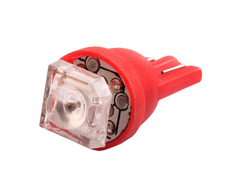 Автолампа светодиодная T10 W5W 12 В Красный (55319015)