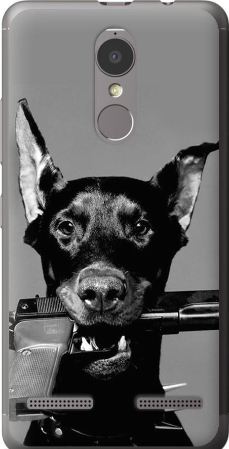 Чехол на Lenovo K6 Доберман (2745t-452-42517)