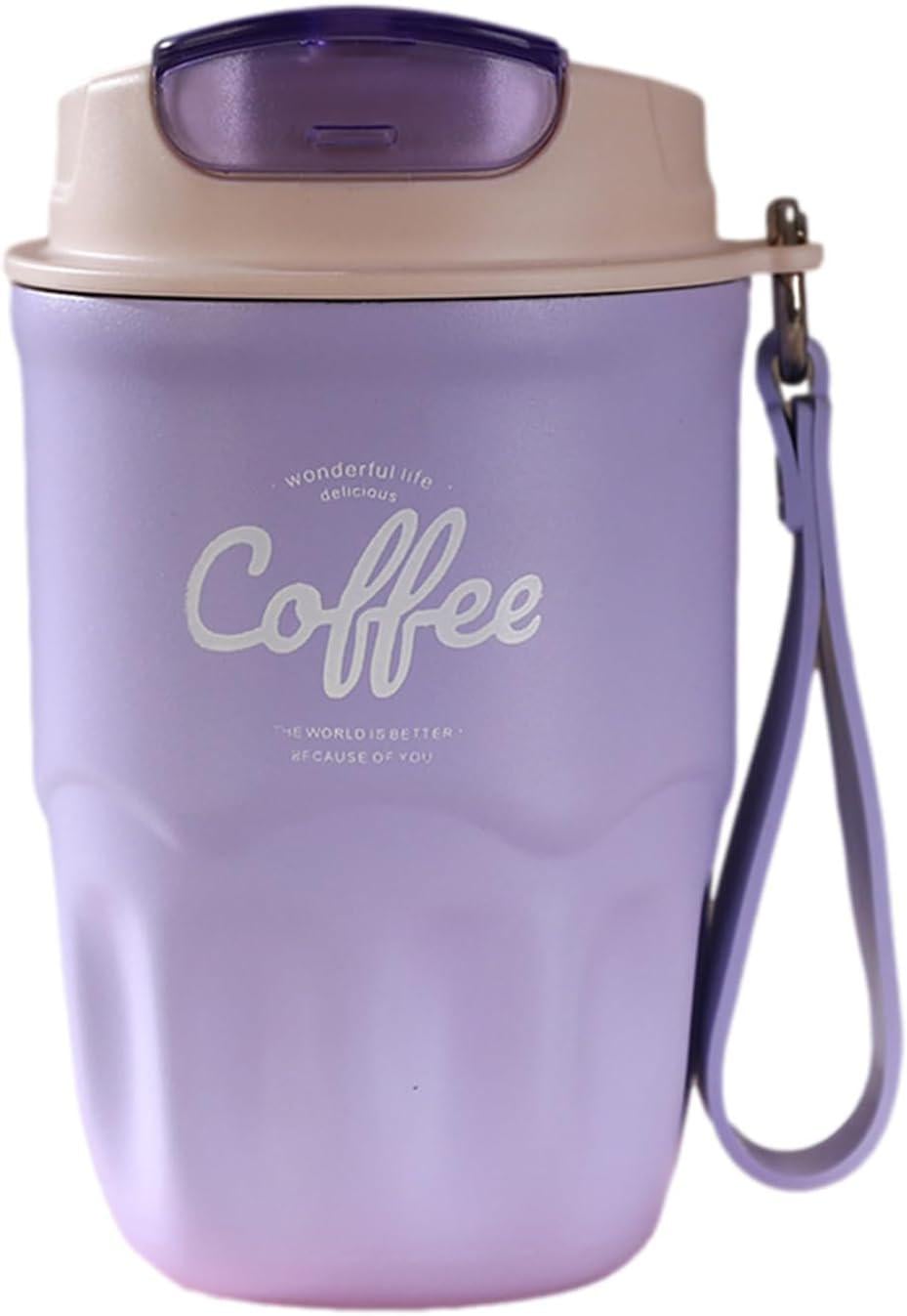 Термокухоль з нержавіючої сталі дорожній 360 мл Purple (32958789)