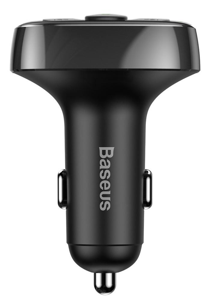 FM-трансмиттер Baseus T-Typed MP3 Car Charger S-09A Черный (CCTM-01) - фото 2