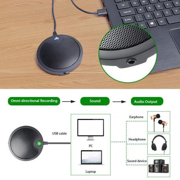 Мікрофон для ПК Maono AU-BM10 USB для універсального використання - фото 8 Мікрофон для ПК Maono AU-BM10 USB для універсального використання - фото 8