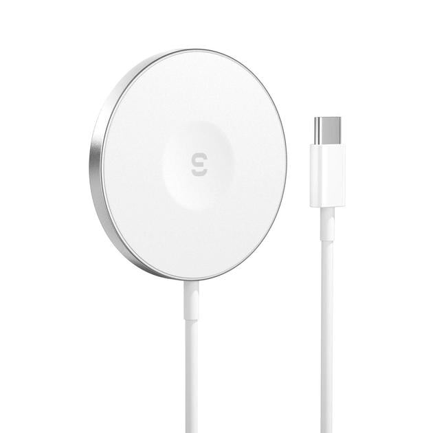 Зарядное устройство беспроводное Essager Qi Magnetic Charger ES-WC05 15W White Зарядное устройство беспроводное Essager Qi Magnetic Charger ES-WC05 15W White