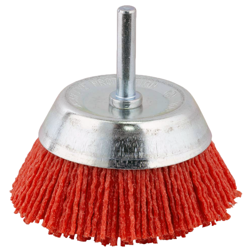 Щетка пиранья для дрели Sigma 75 мм чашка Красный (53920)