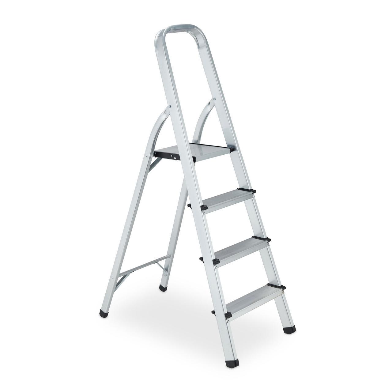Стремянка складная алюминиевая Relaxdays (2267690391) - фото 2 Стремянка складная алюминиевая Relaxdays (2267690391) - фото 2