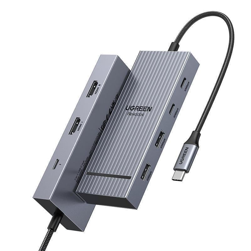 Док-станція USB-C Ugreen 30 см HDMI 4K Сірий космос (45365) Док-станція USB-C Ugreen 30 см HDMI 4K Сірий космос (45365)