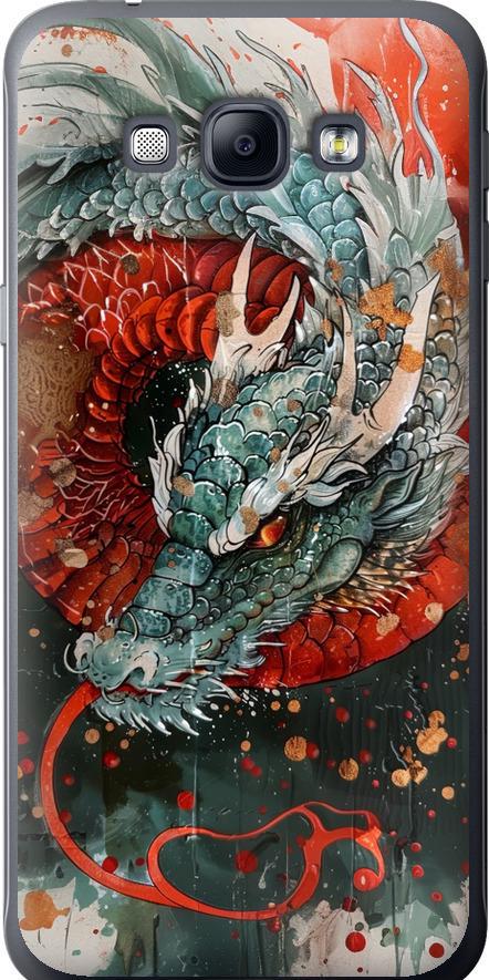 Чехол на Samsung Galaxy A8 A8000 Стихия огня (6101u-135-42517)