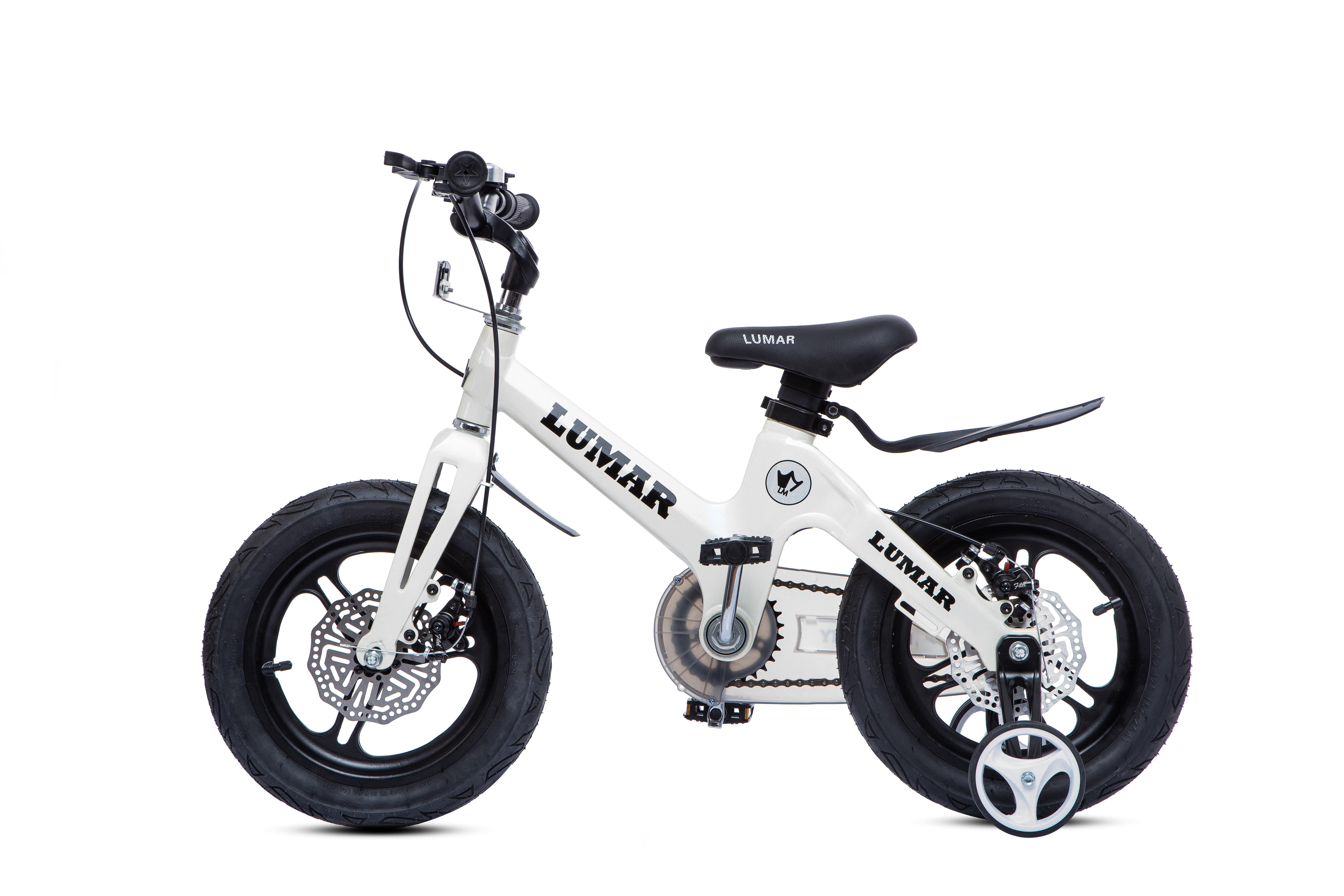 Магнієвий дитячий велосипед LUMAR 16'' Білий перламутр (1602) - фото 2 Магнієвий дитячий велосипед LUMAR 16'' Білий перламутр (1602) - фото 2