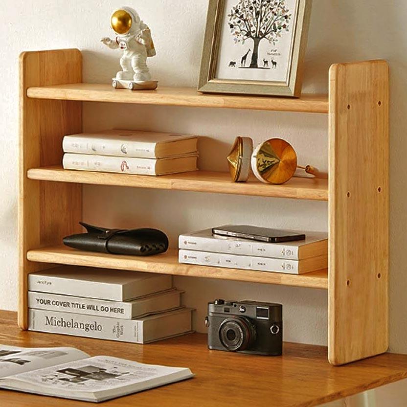 Полка-надстройка настольная из дерева Виралис карри (АКД-007003)