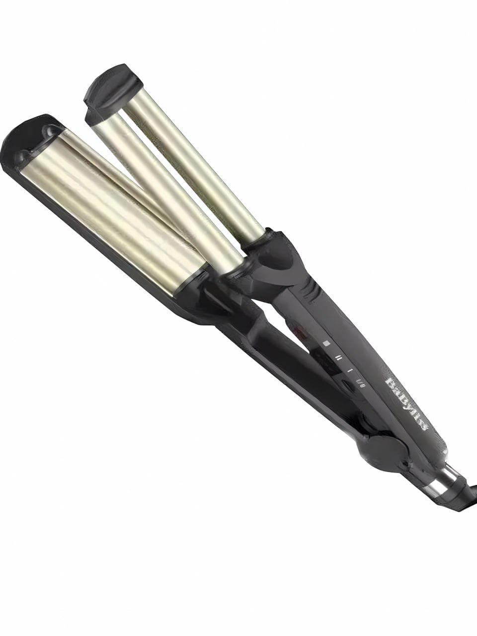 Плойка тройная для волнистой прически FAGBR щипцы турмалиновые Черный (3321ОД) Плойка тройная для волнистой прически FAGBR щипцы турмалиновые Черный (3321ОД)