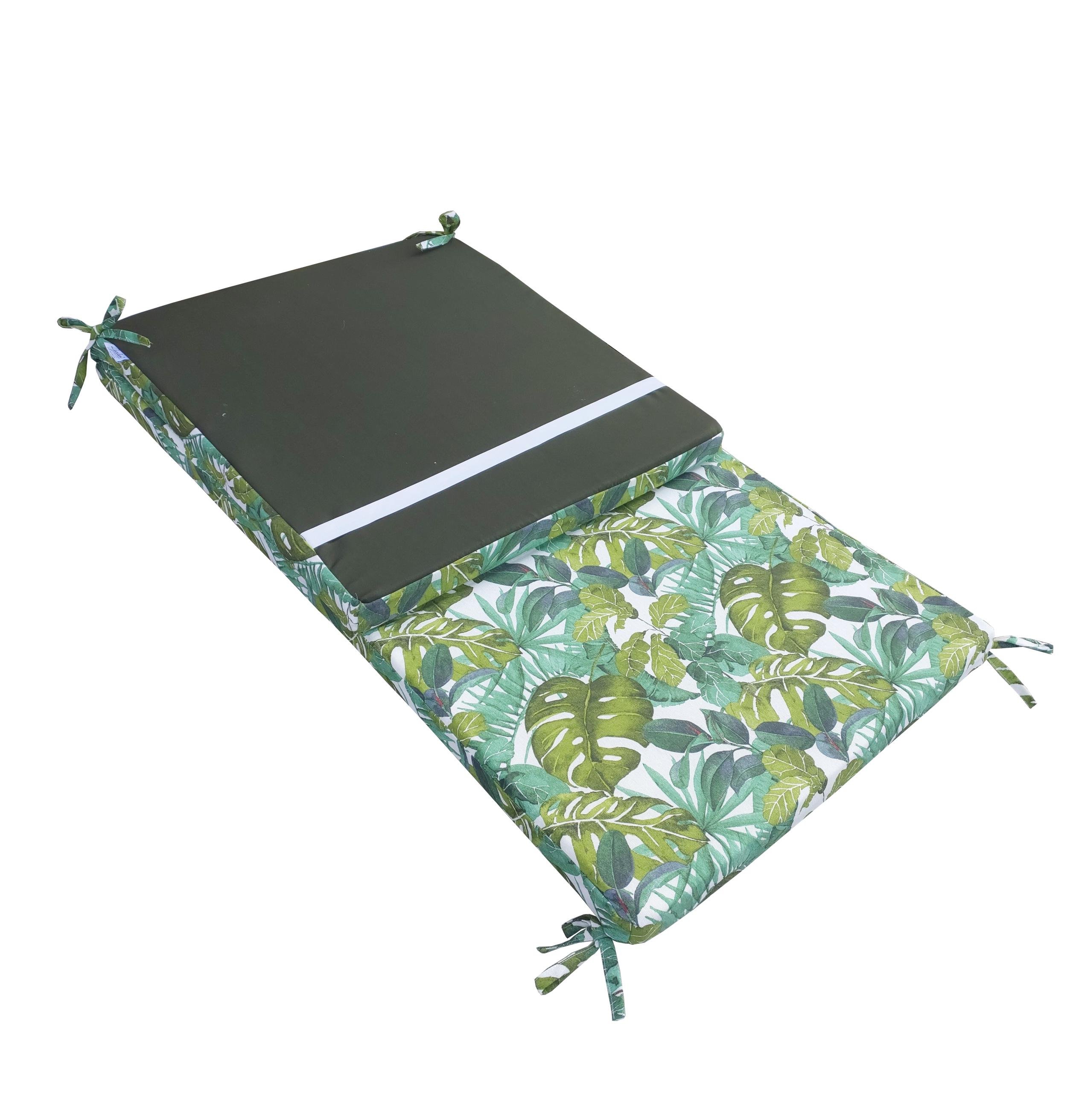 Матрац для шезлонга eGarden Ona Verde 195x58x4 см (5262) - фото 4 Матрац для шезлонга eGarden Ona Verde 195x58x4 см (5262) - фото 4