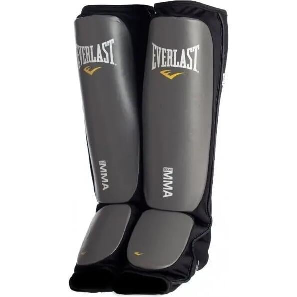 Захист гомілки та стоп для ММА Everlast MMA SPARRING SHIN GUARDS L/XL Чорно-сірий (854930-70-8)
